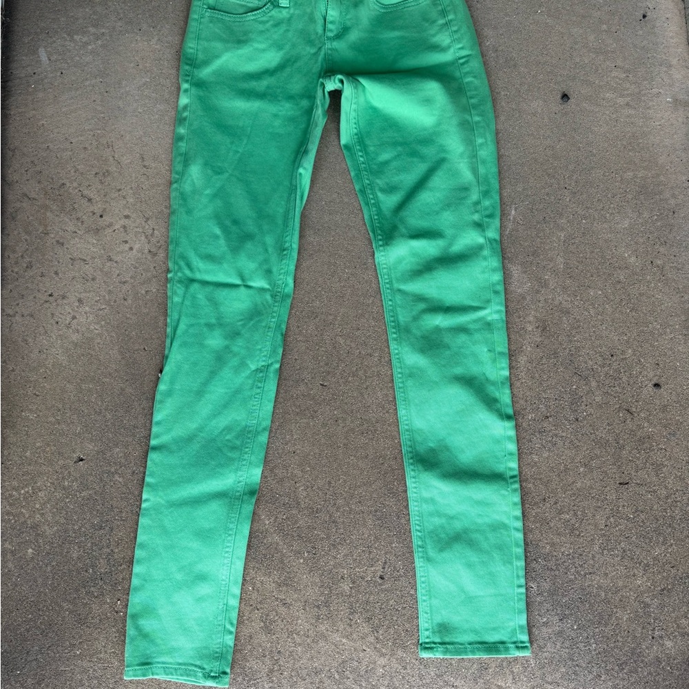 Green Skinny Jeans